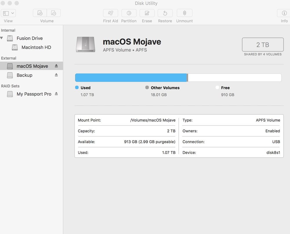 disk utility format for mac and windows